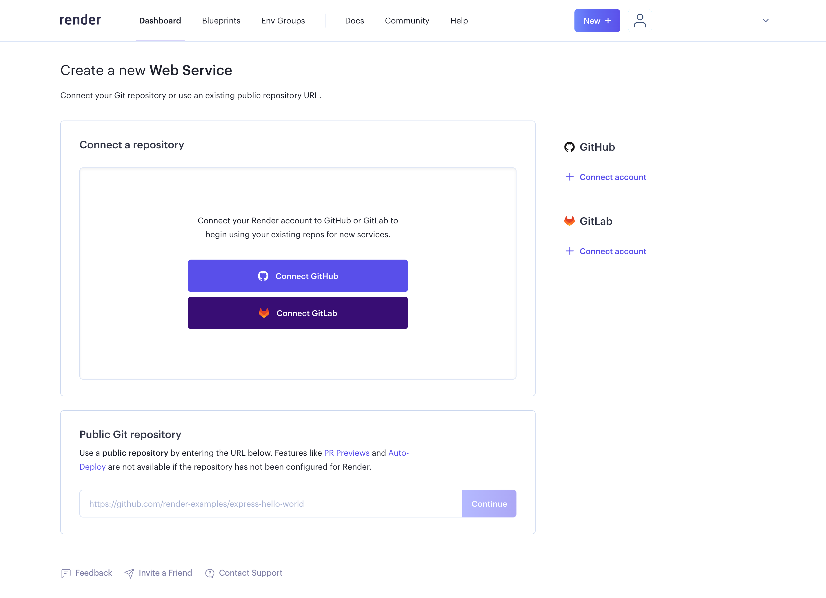 GitHub new repo